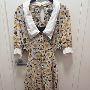 Anthropologie cutout dress